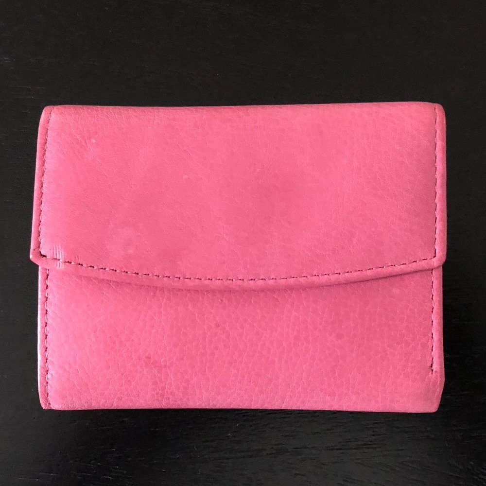 Pink Genuine Leather Wallet by Rolfs